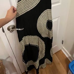 Manaola maxi dress black/light green